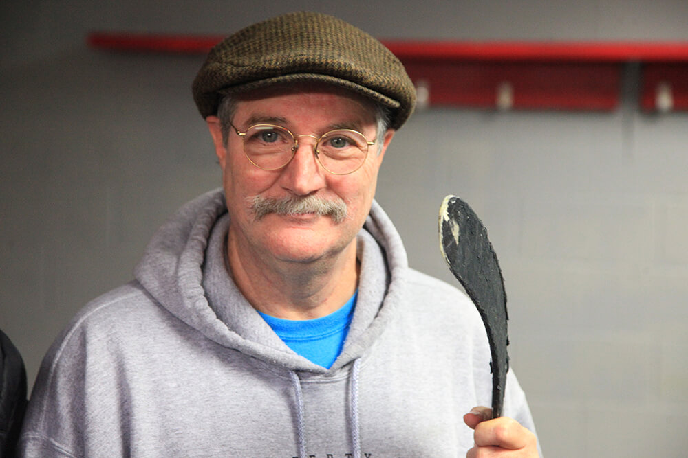Tom Aurilio's team loves hockey, don’t take themselves too seriously (after all, they are playing in the D League at the Oilers Ice Center), and have a lot of fun with each other — win, lose or draw. (Photo: Marc Rains)