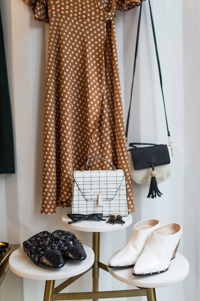 You’ll find playful, creative, cool clothing to help you achieve a more edgy fashion style at Modern Mess, one of the boutiques at Tulsa’s hip, underrated downtown shopping area, The Boxyard. (Photo: Valerie Grant)