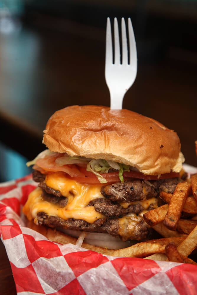 Classic Triple Cheeseburger (Photo: Marc Rains)