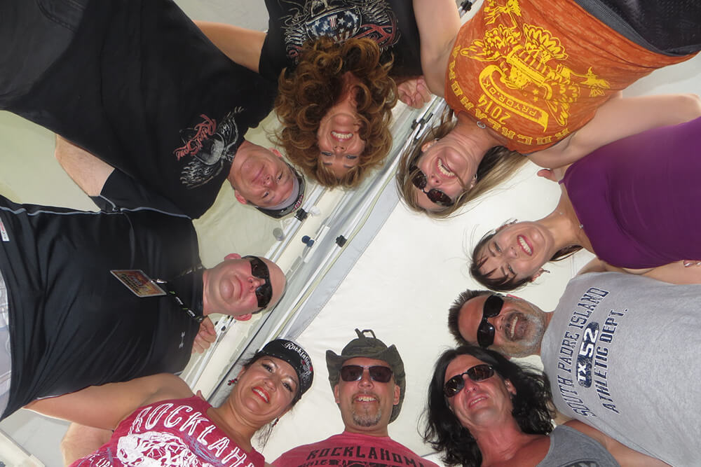 Rocklahoma draws a host of people who make a vacation out of the event, coming back each year and camping out with friends they’ve made at the festival in years past.
