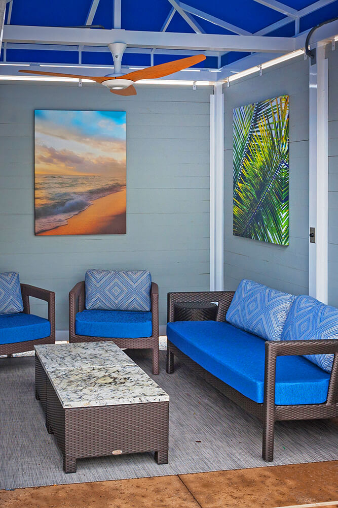 Cabana rentals are available for registered hotel guests and can accommodate six while cabana suites allow for a dozen of your friends or relatives.