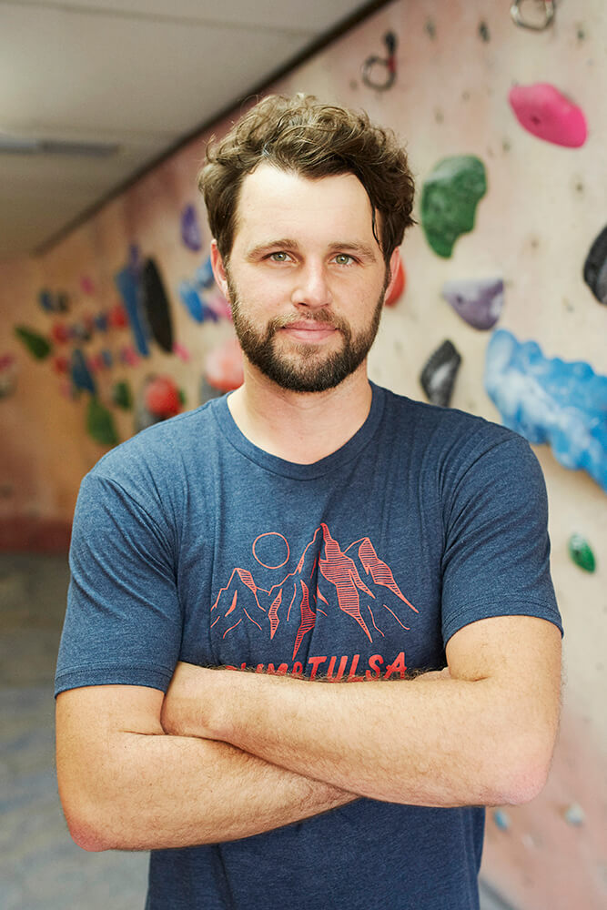 Climb Tulsa owner, Jason Burks, is looking to provide Green Country residents and visitors with a cutting-edge experience at his gym, as well as exposure to a sport that can easily be taken outdoors into the beauty of nature. (Photo: Sarah Eliza Roberts)