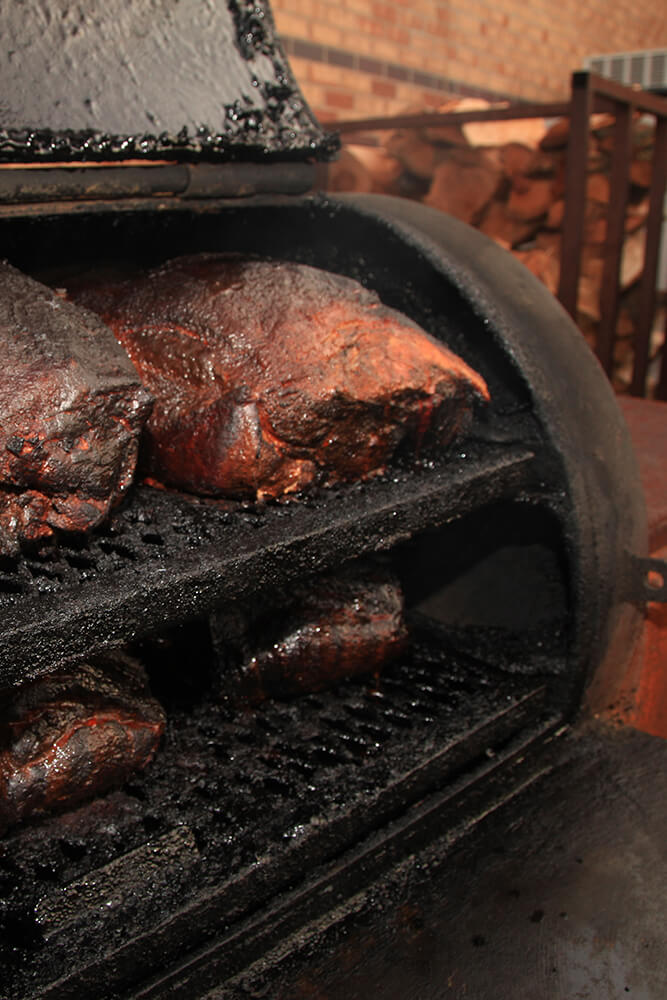 The Greenwood Smoke Shack features very tasty offerings such as pulled pork and chicken slow cooked on a 16-foot smoker. (Photo: Marc Rains)