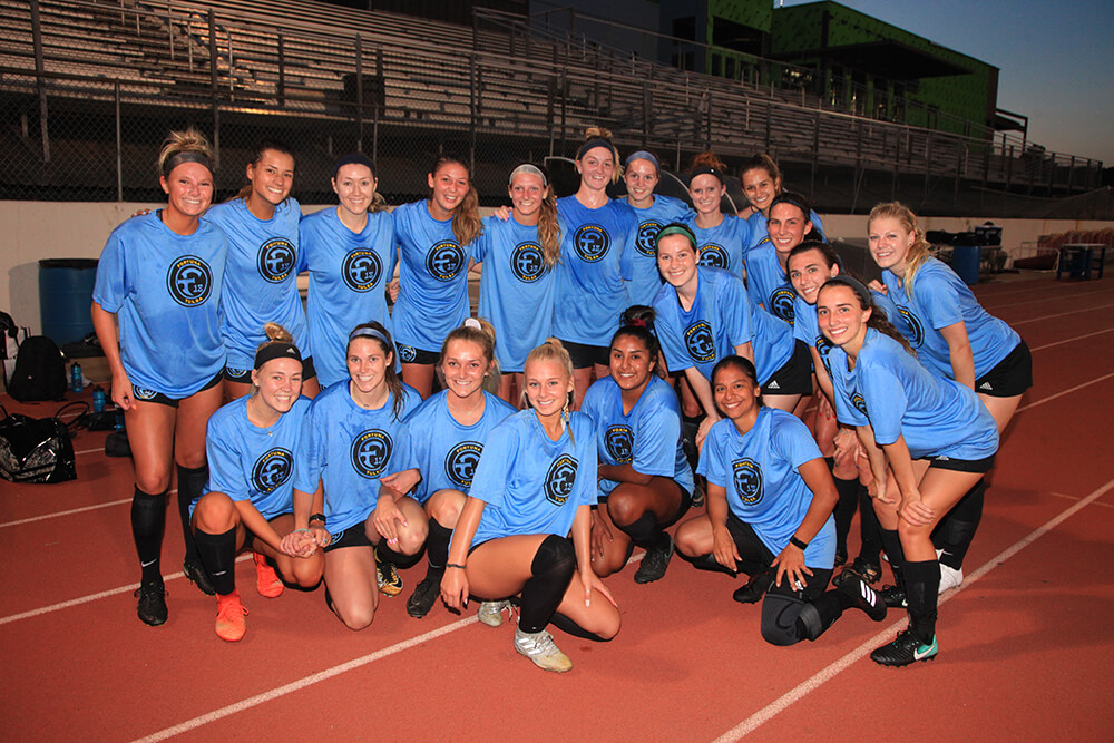 The team’s initial roster is a veritable who’s who of recent local high school stars who are now playing for top Division I NCAA programs. (Photo: Marc Rains)