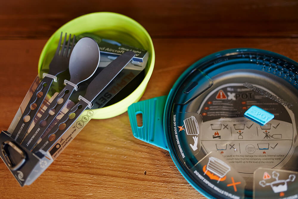 No glamping checklist is complete without utensils and cooking pans. (Photo: Sarah Eliza Roberts)
