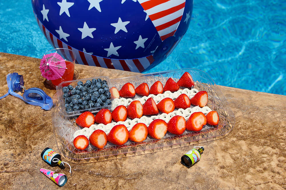 Fruit and Pretzel Flag (Photo: Chelsi Fisher)