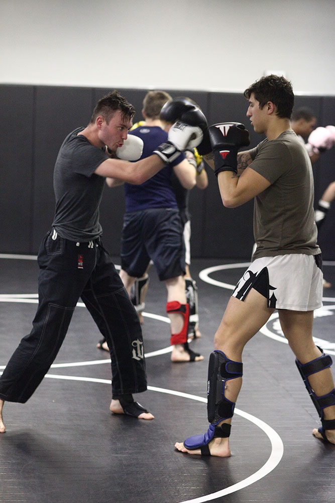Thomas Longacre notes that the kinds of people attracted to MMA fighting, and the ones who succeed, are hard-working individuals looking for a challenge, ready to fully commit. (Photo: Marc Rains)