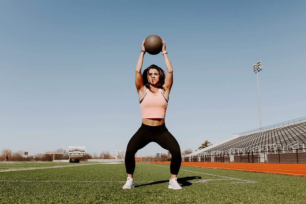 So many people, specifically females, are afraid to lift weights because they think that they’re going to turn into this bulky, mass machine that looks like a man, and that’s absolutely not the case. You can build lean muscle and meet the goals. (Photo: Sarah Eliza Roberts)