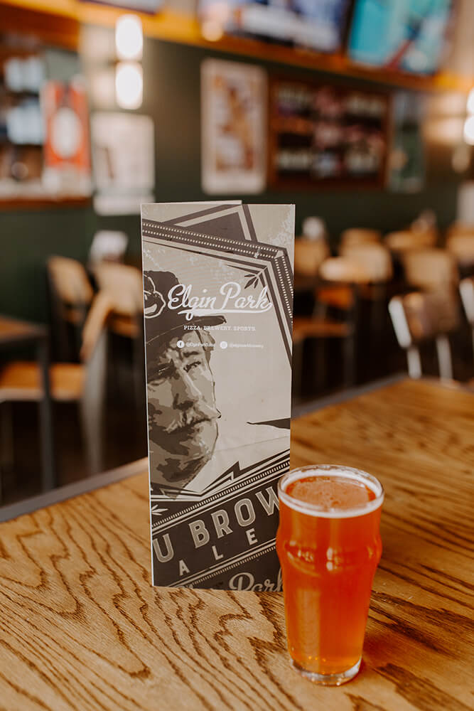Alongside the Elgin Park brews on tap are a nice selection of guest brews and in-house specials. (Photo: Sarah Eliza Roberts)