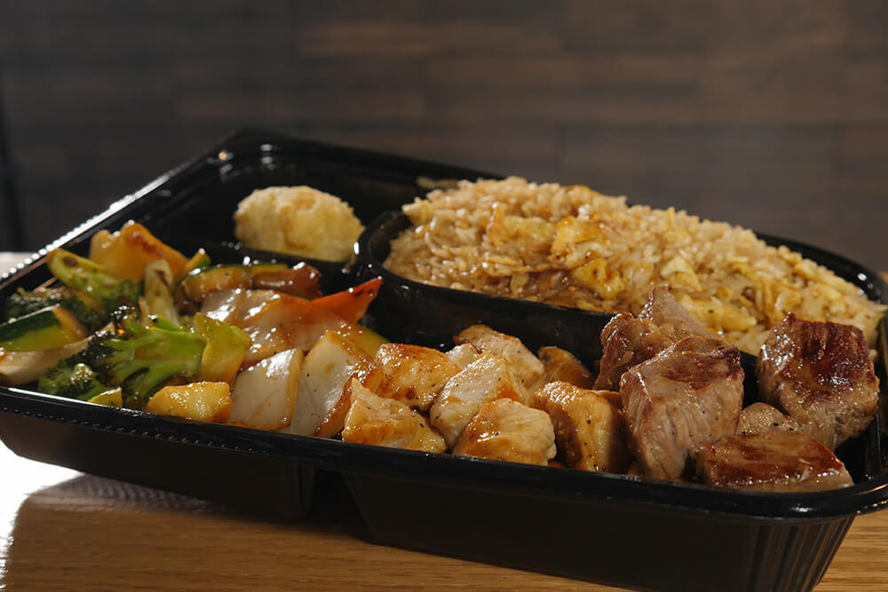 Steak and Chicken Hibachi with Fried Rice (Photo: Marc Rains)