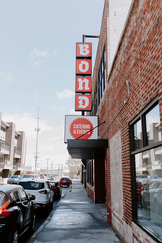 The art deco style building that currently houses The Bond has a storied history. (Photo: Sarah Eliza Roberts)
