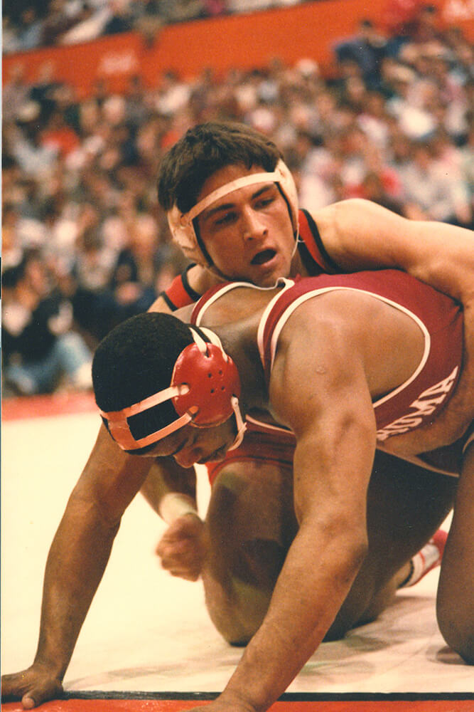 Sheets had an outstanding college career at Oklahoma State that featured individual NCAA titles in 1983 and ’84.