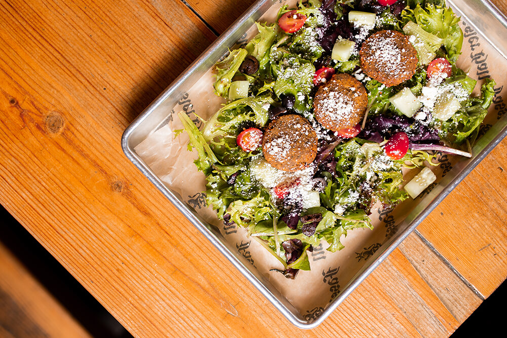 Haus Salad with Falafel (Photo: Sarah Eliza Roberts)