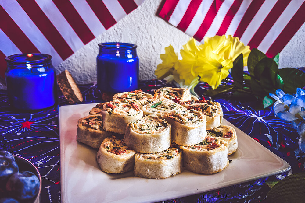 Sun Dried Tomatoes and Basil Pinwheels (Photo: Sarah Herrera)