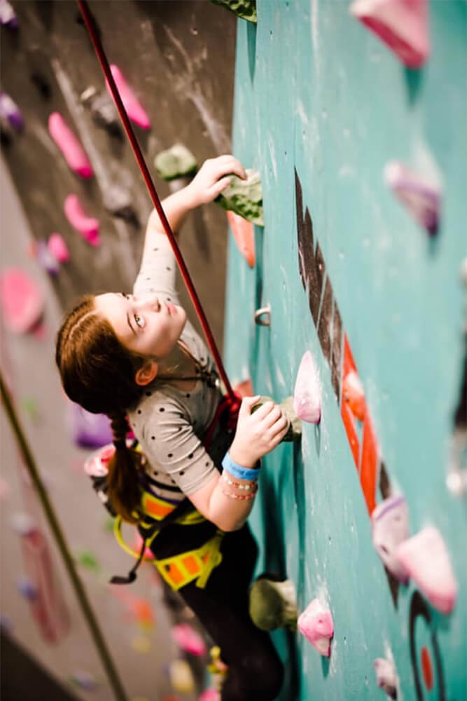 For less than $50 a day, your children can climb some of the 20,000-square-feet of walls at Climb Tulsa.
