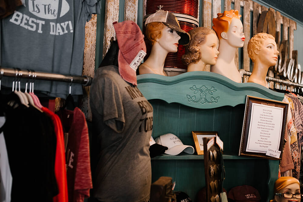 Twisted Soul Sisters carries several brands of clothes, shoes, bags, jewelry, and other accessories that fashionistas may recognize — including Dear John, Another Love, Lenny & Eva, Madeline Girl, Entro, Umgee, Bobbi Chicago, Free People and more. And there’s something for just about any woman. (Photo: Sarah Eliza Roberts)