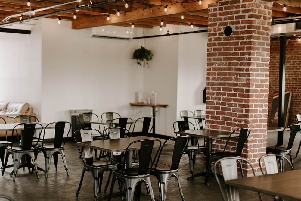 Because they don’t serve any hard alcohol such as vodka or whiskey, Welltown Brewing is allowed to welcome minors into the establishment. (That’s also why it’s called a “taproom” and not a “bar.”) (Photo: Sarah Eliza Roberts)