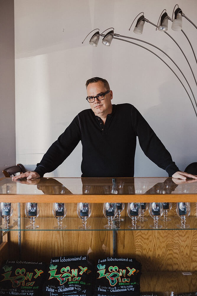 Roy Johnson, general manager at the Loony Bin Comedy Club. (Photo: Sarah Eliza Roberts)