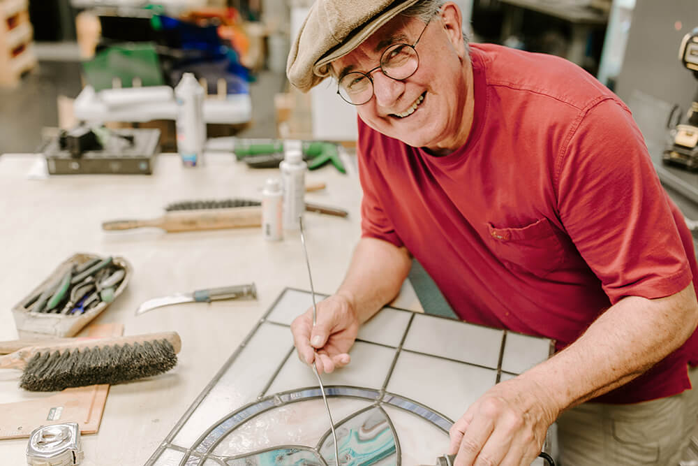 At Tulsa Stained Glass, owner and artisan Richard Bohm has been serving Green Country area homeowners, businesses, nonprofits, and just about anyone else who has a passion for stained glass. (Photo: Sarah Eliza Roberts)