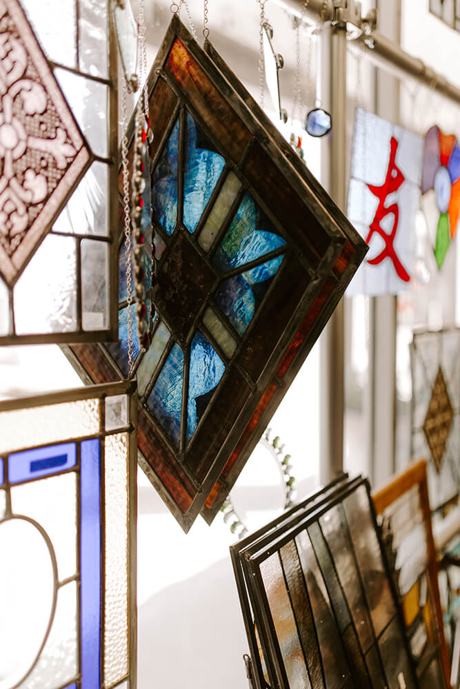 Among the uses today for stained glass is in home remodels, where it can elevate a home’s appearance in ways that nothing else does. (Photo: Sarah Eliza Roberts)