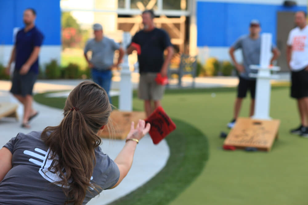 There are plenty of opportunities for Tulsans to have fun playing cornhole and meeting new people. And if someone has aspirations of competing on a state and national level, that path could be open as well. (Photo: Marc Rains)