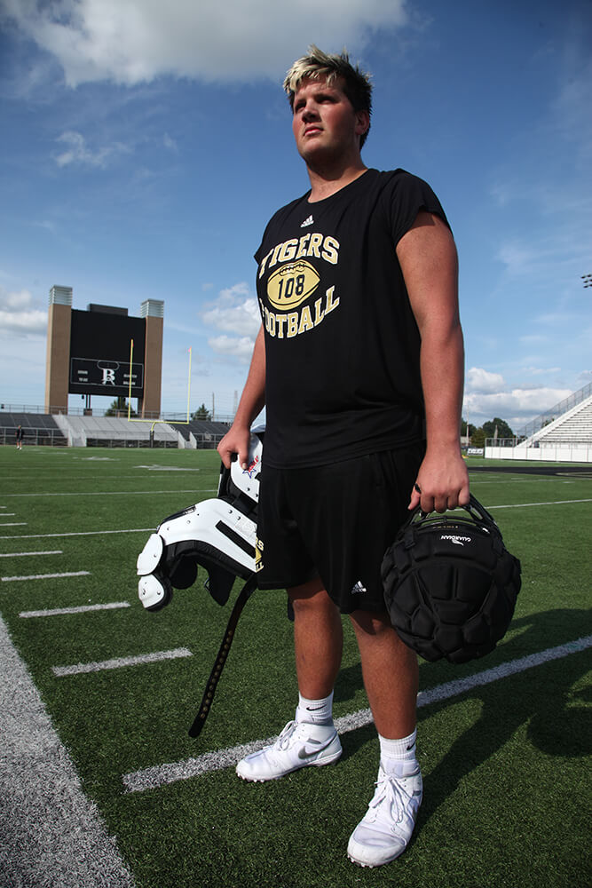 Having been a fan of OU as a kid, Raym committed to the Sooners midway through his sophomore season. (Photo: Marc Rains)