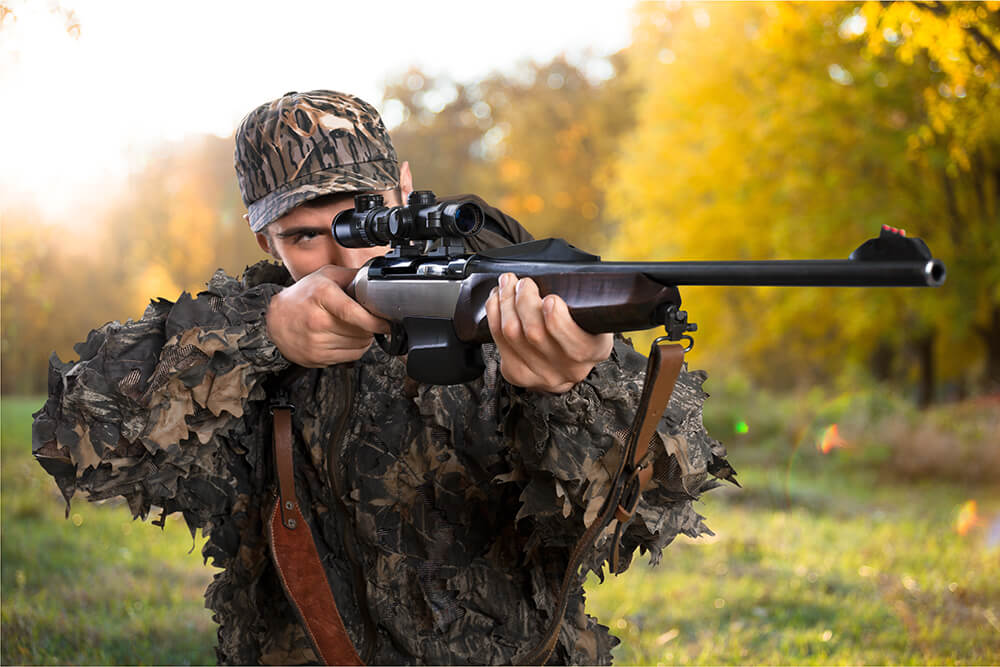 Before your first hunt, go to a shooting range and test your skills, as well as remind yourself of the safety rules. Take the time to make sure you feel at ease with your weapon before going out into the real situation.
