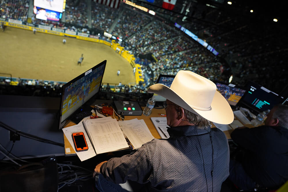 The rodeo connection comes naturally to Medders, who grew up on a ranch in Talihina, Oklahoma, and learned some of the tricks of the trade when he was young.