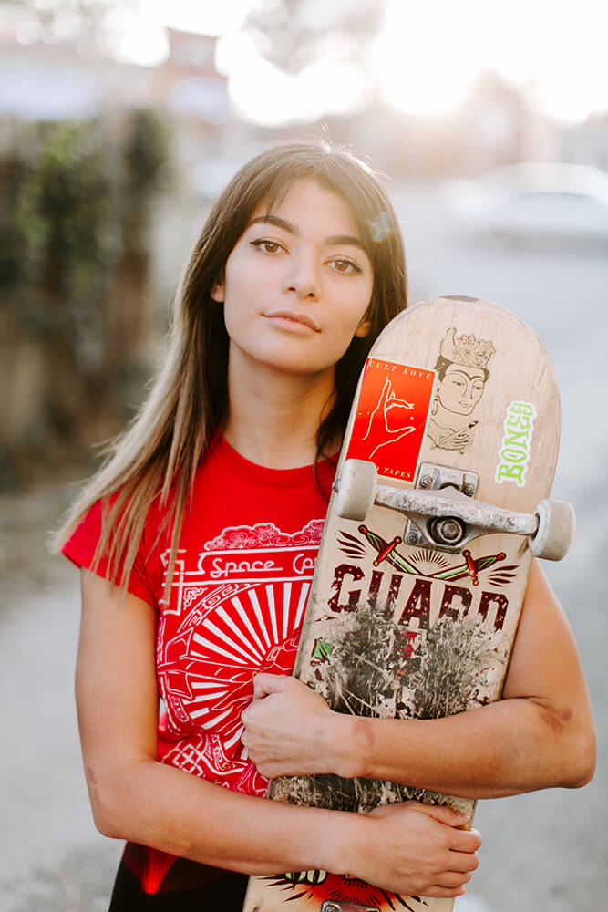 Even though she’s only been skating for a year, skateboarding has changed her perception of the world. (Photo: Sarah Eliza Roberts)