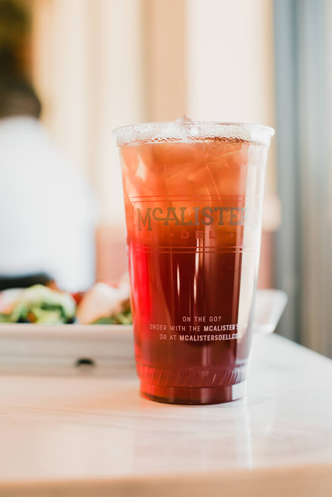 McAlister’s tea is a special blend from Lipton made just for McAlister’s. (Photo: Sarah Eliza Roberts)