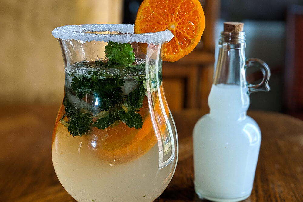 Tangerine Ginger Sake Sangria (Photo: Sarah Herrera)