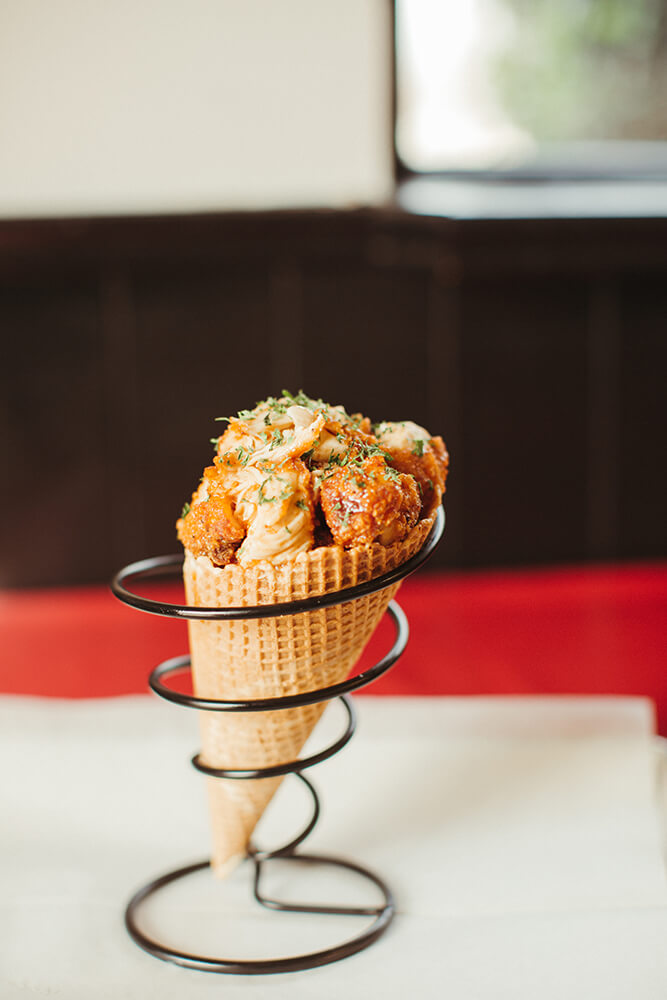 Chicken in a Cone (Photo: Sarah Eliza Roberts)