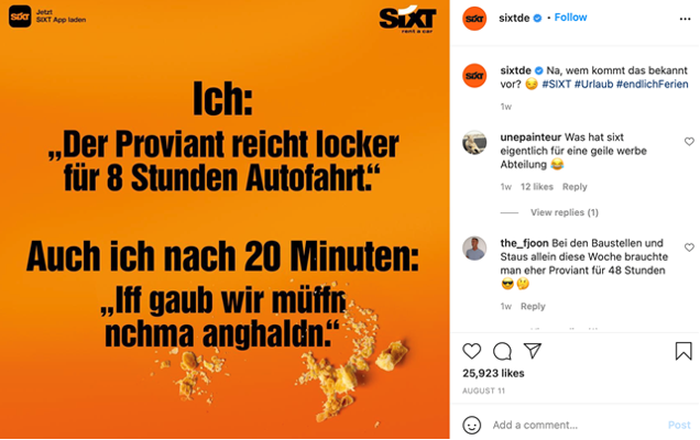 Sixt Meme