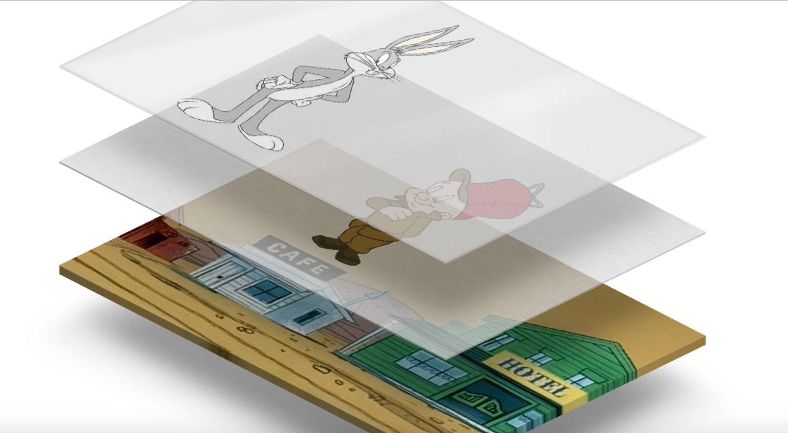 Hung Vinh puts a common design technique to creative use to inform about how animation works