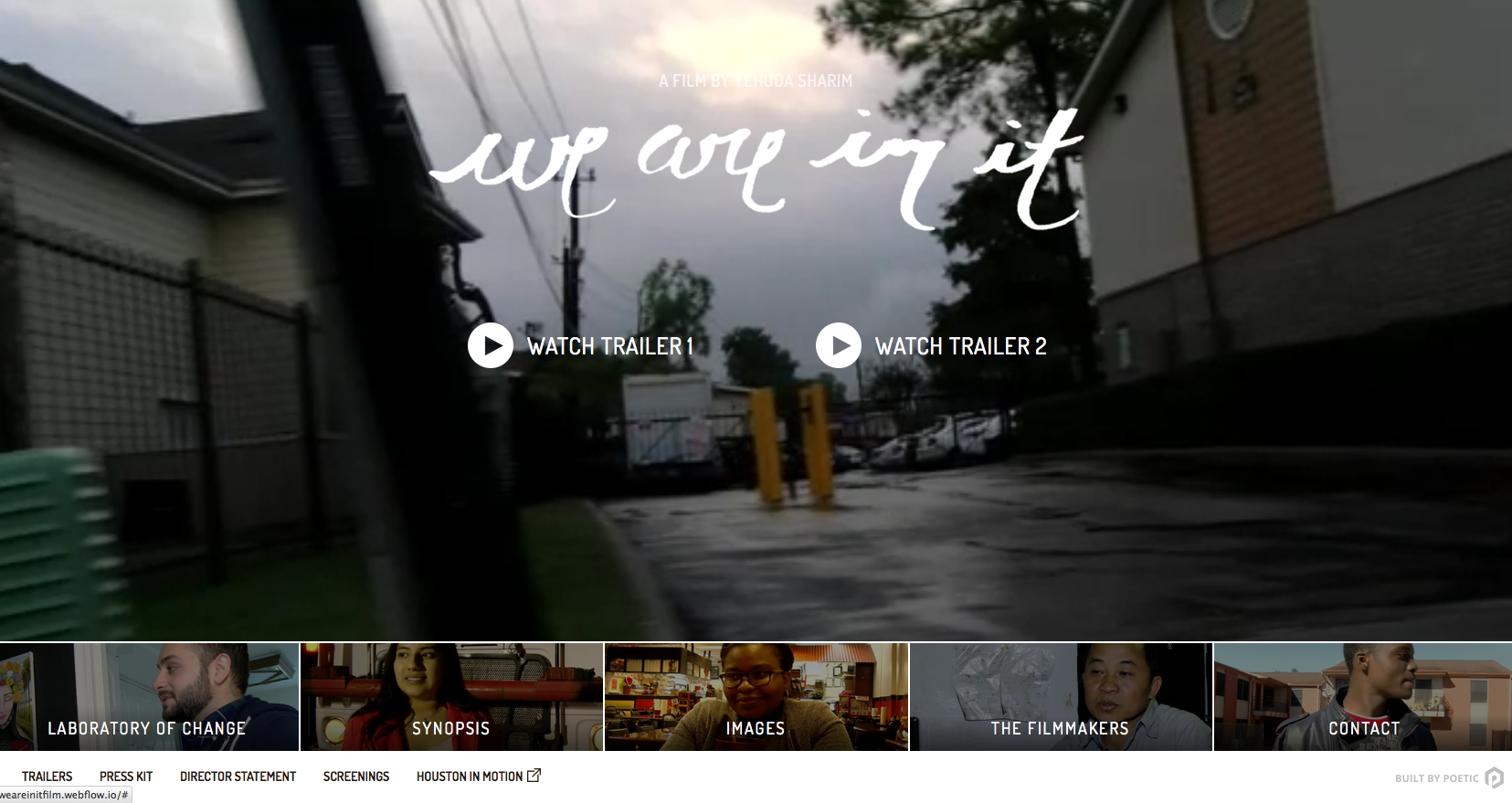 We Are In It documentary film website