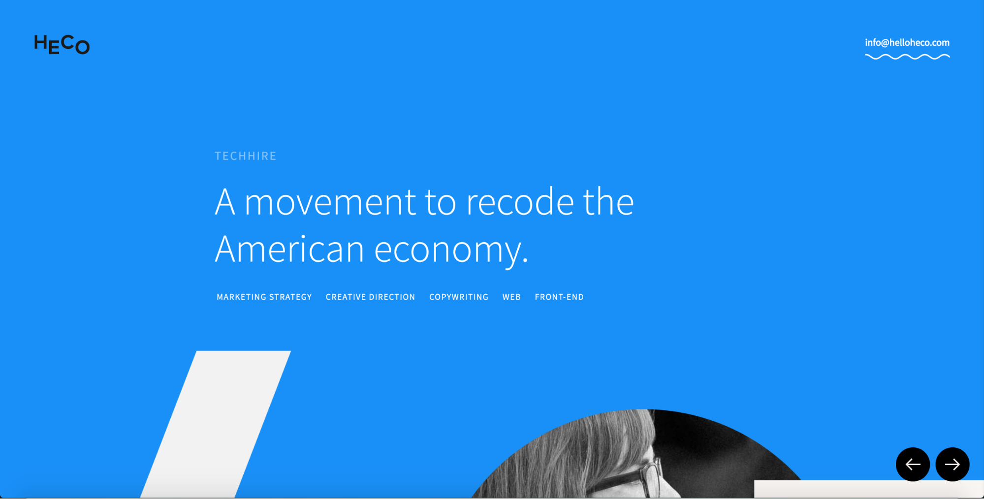 Heco Partners project page for TechHire