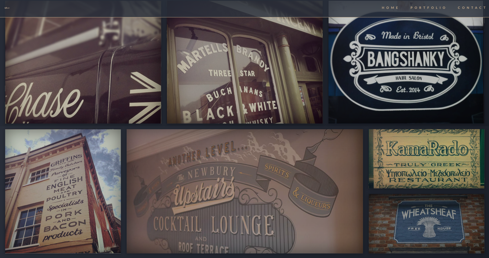 Portfolio website of Paul Hetherton, aka, Mr. Signwriter