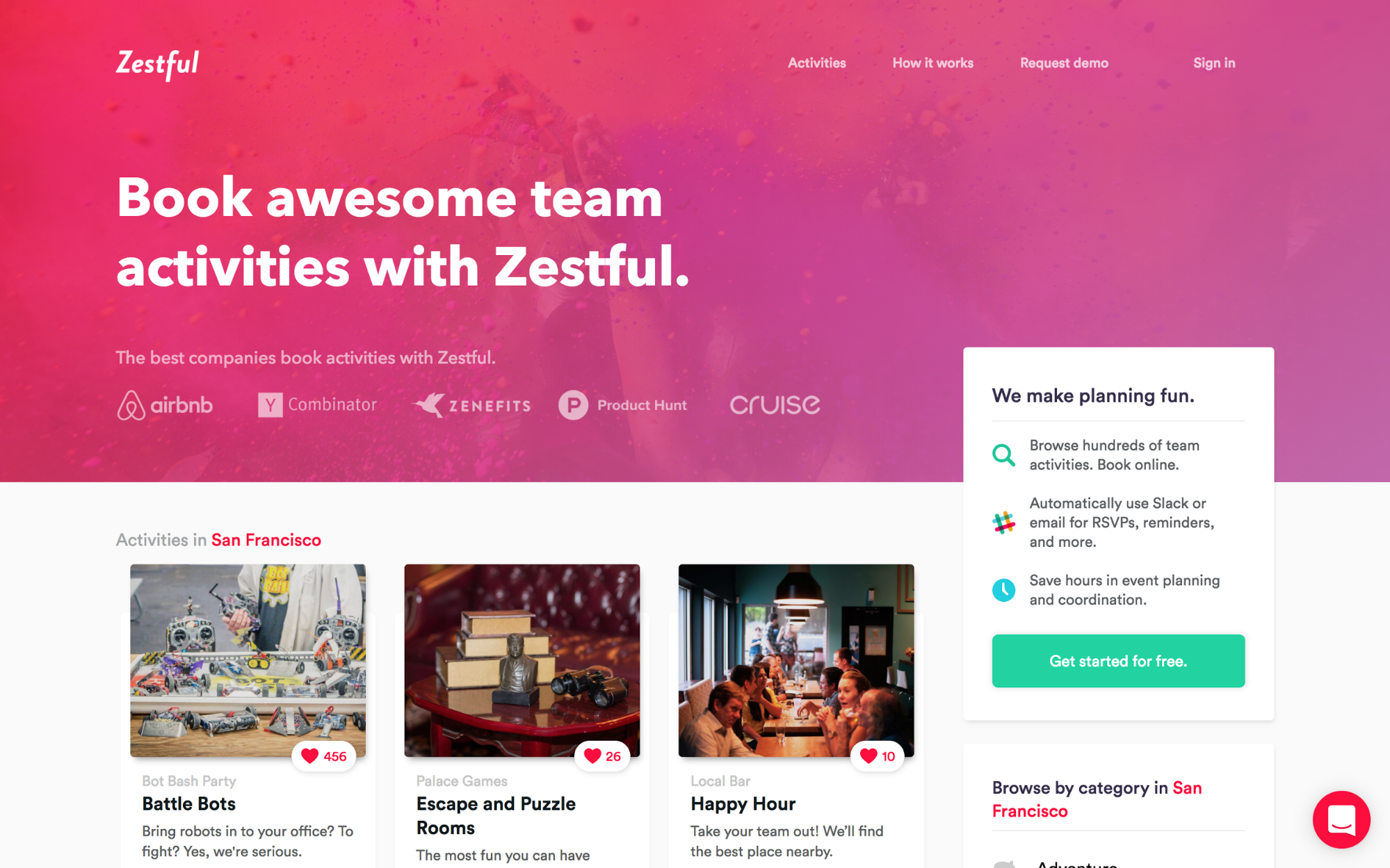Zestful's homepage