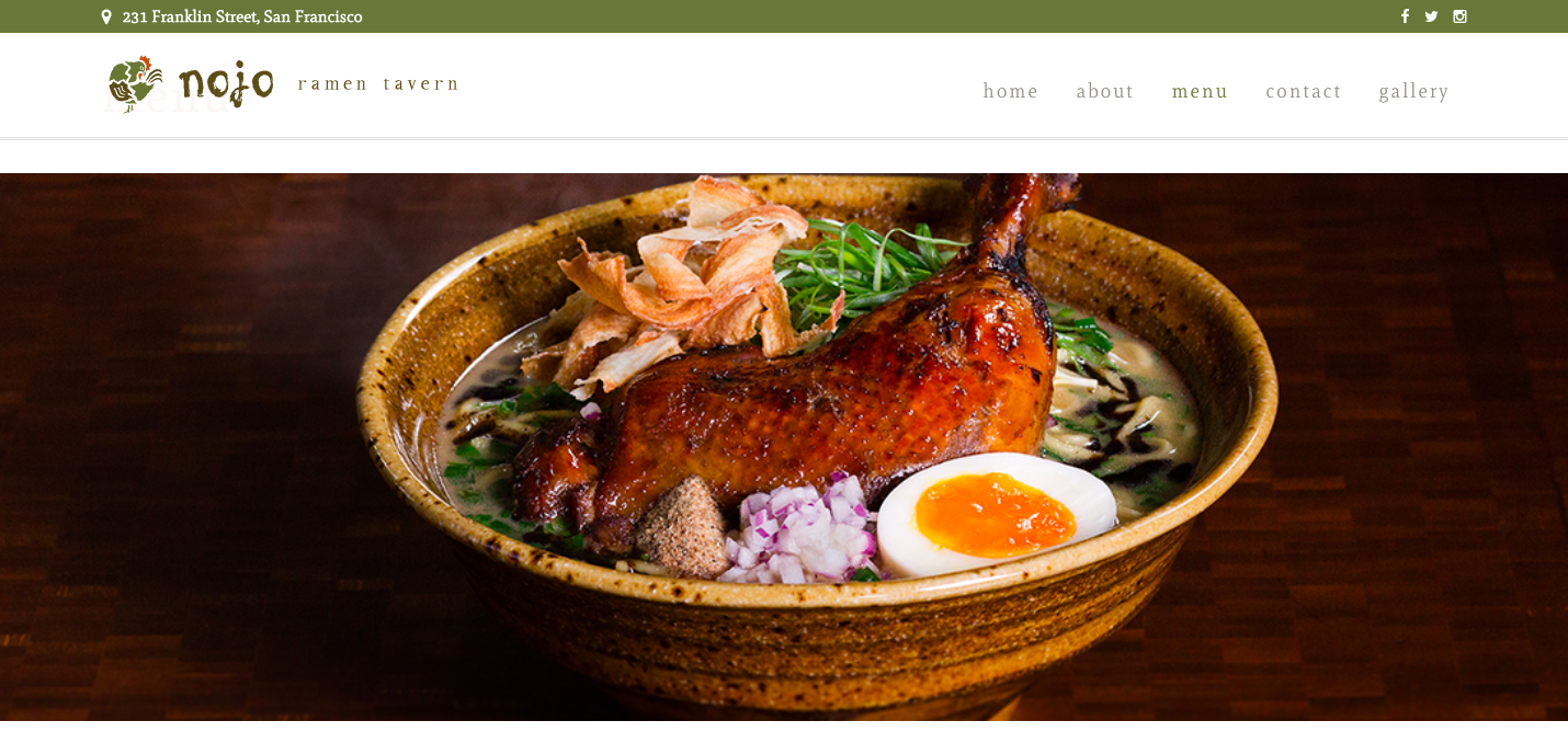 A brown ceramic bowl of ramen showcasing ingredients like a soft-boiled egg, roasted chicken parts, onions, and seaweed.