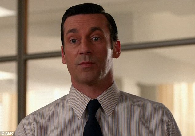 Don Draper looking a bit surprised.