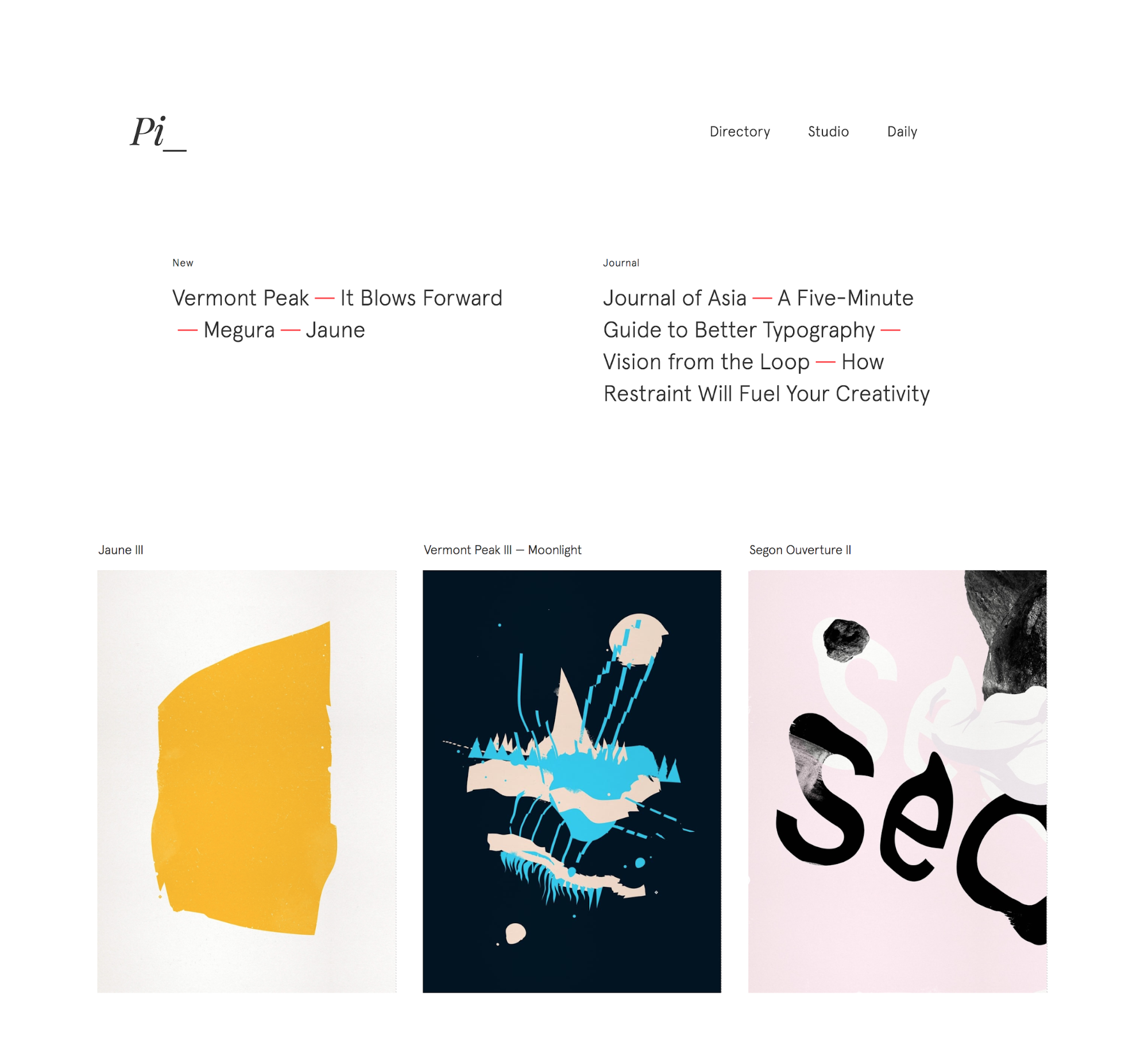 Pierrick Calvez portfolio website