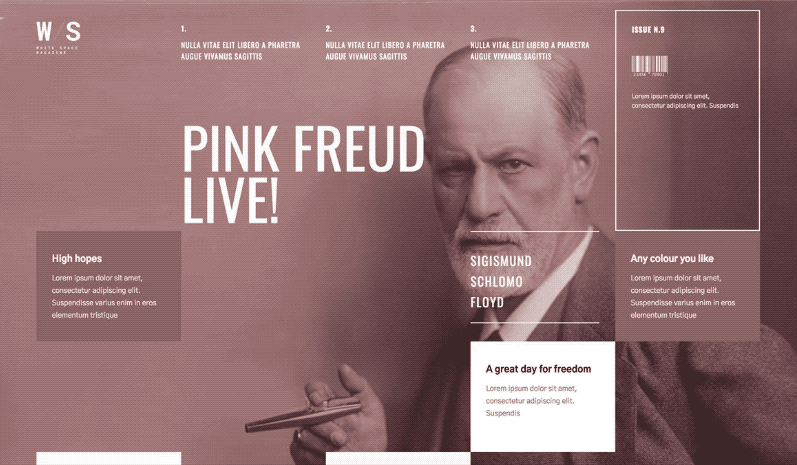 Whitespace grid layout responsively changing.