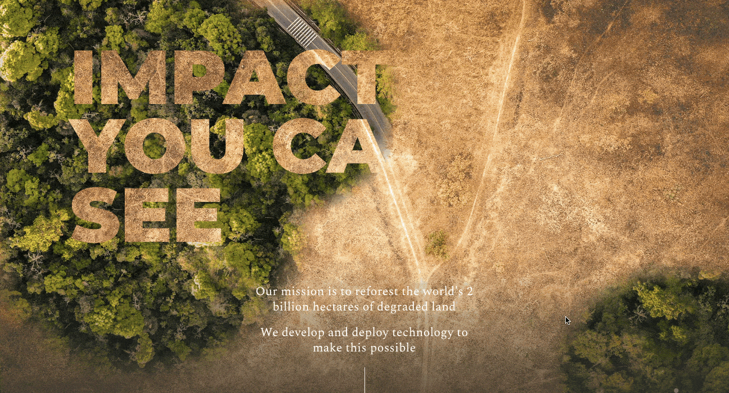 Land Life Company landing page.
