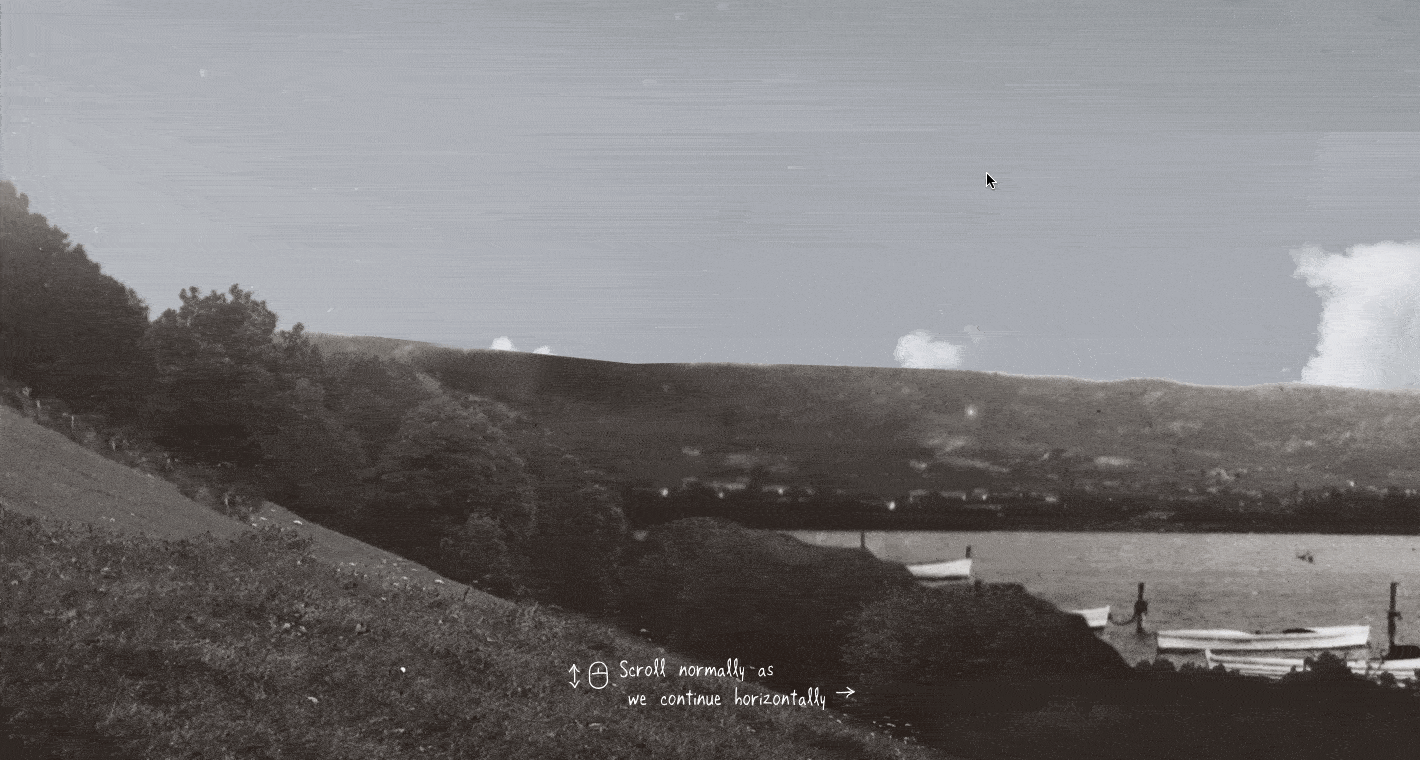 Proud and Torn landing page.