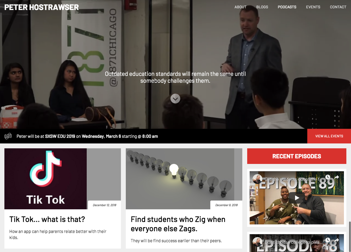 Peter Hostrawser homepage
