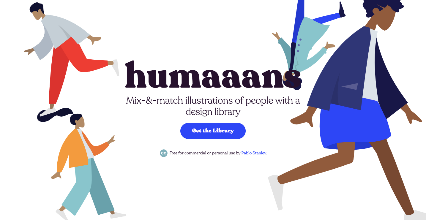Humaaans homepage.
