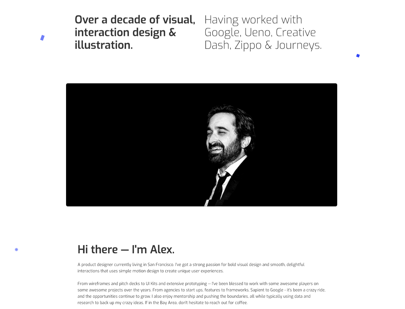 Alex Lakas' homepage.