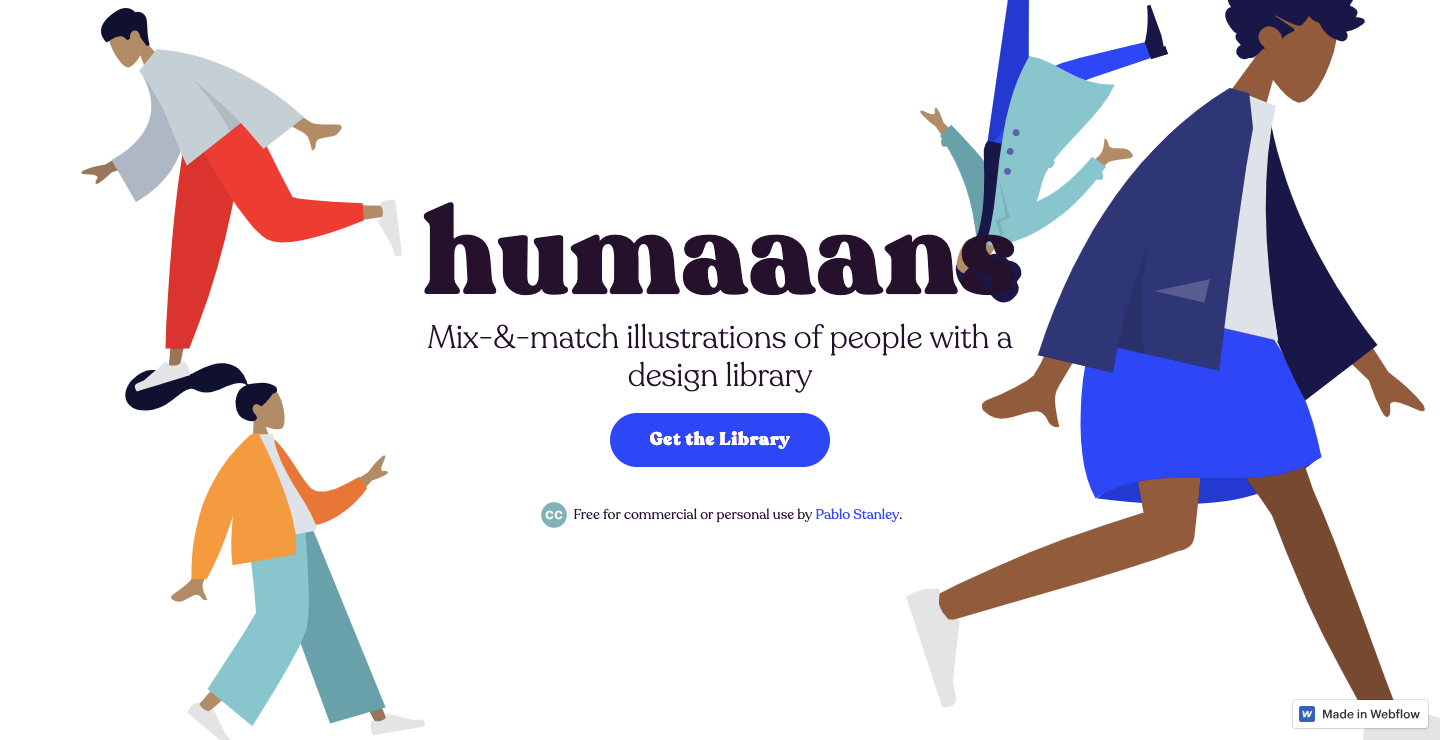 Humaaans homepage.