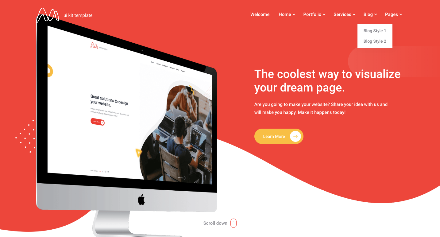 Muma Webflow showcase page.