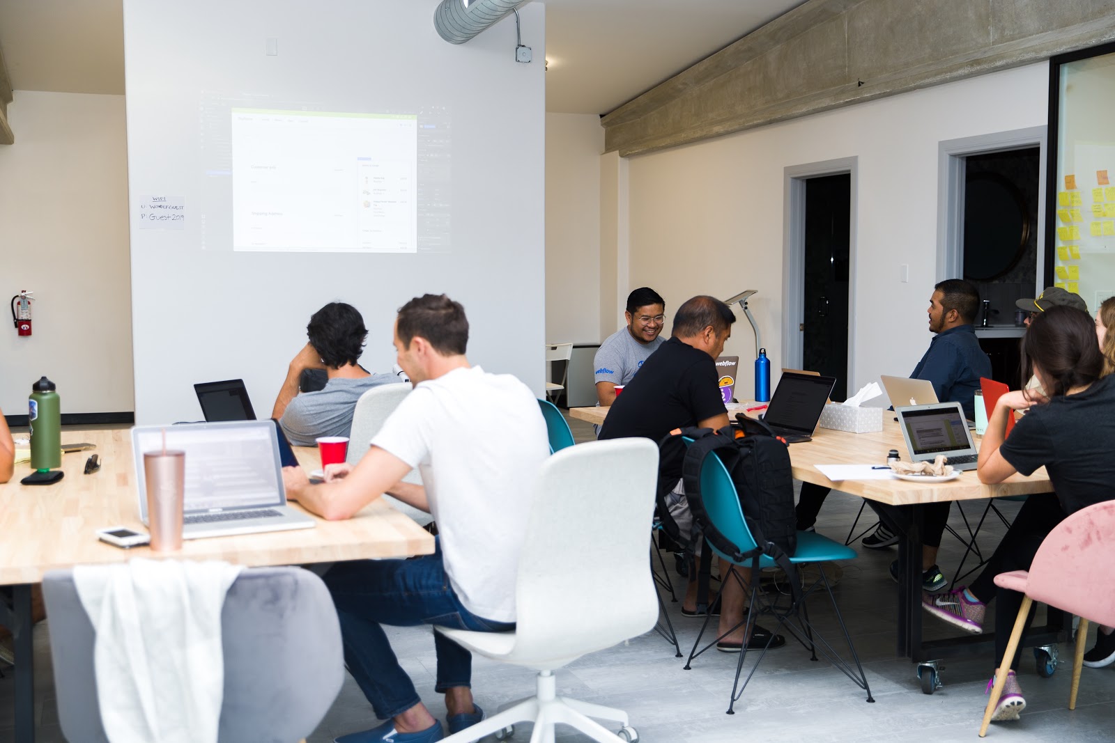 webflow event presentation
